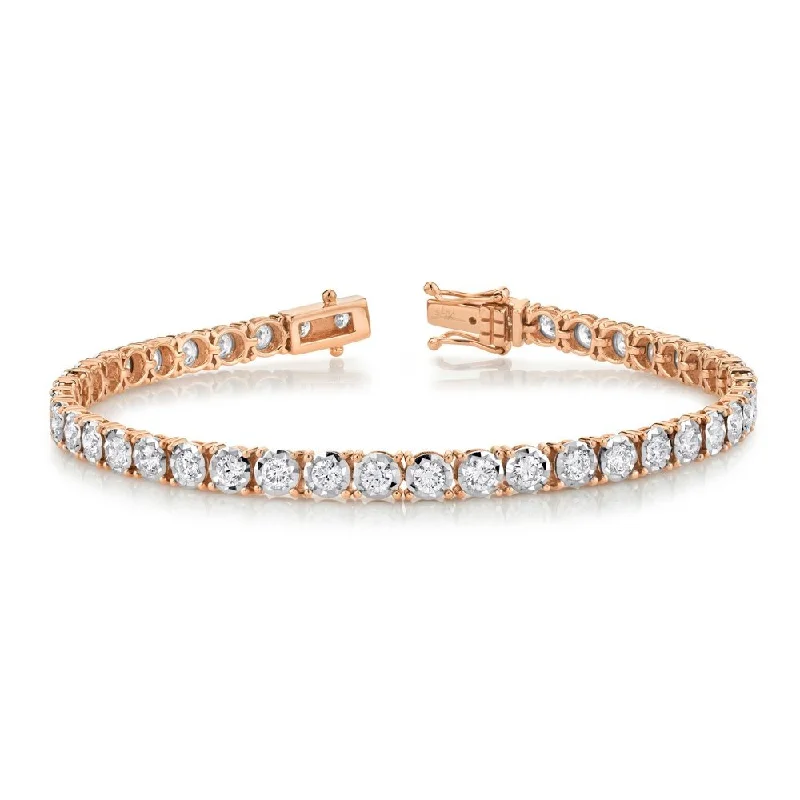 silver anklet with charms 14KT GOLD 3 CARAT DIAMOND TENNIS BRACELET
