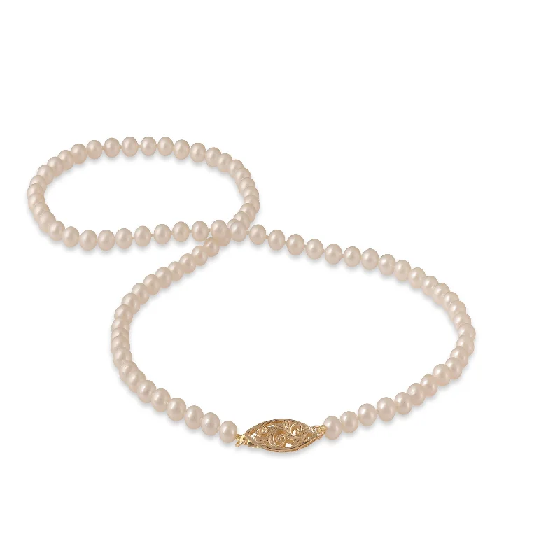 men’s silver ring with onyx 18-19" Freshwater White Pearl Strand with Gold Clasp - 4-4.5mm men’s silver ring with onyx 18-19" Freshwater White Pearl Strand with Gold Clasp - 4-4.5mm
