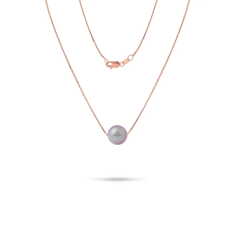 rose gold ring with diamonds 16-18" Adjustable Freshwater Lilac Pearl Necklace in Rose Gold - 9-10mm rose gold ring with diamonds 16-18" Adjustable Freshwater Lilac Pearl Necklace in Rose Gold - 9-10mm