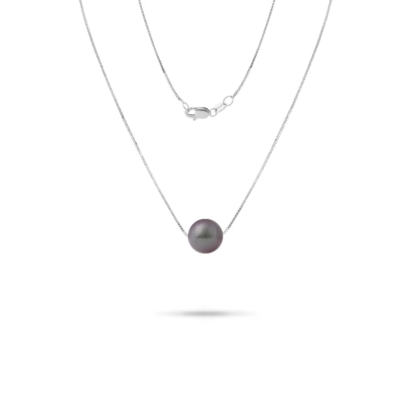 vintage rose gold cameo pendant 16-18" Adjustable Tahitian Black Pearl Necklace in White Gold - 9-10mm vintage rose gold cameo pendant 16-18" Adjustable Tahitian Black Pearl Necklace in White Gold - 9-10mm
