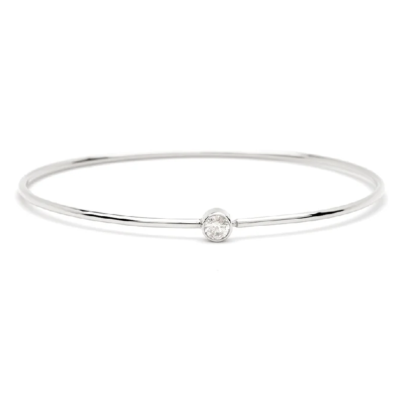 star-shaped cartilage stud earrings Bangle Diamond Bracelet in 14K White Gold (.20ctw) star-shaped cartilage stud earrings Bangle Diamond Bracelet in 14K White Gold (.20ctw)