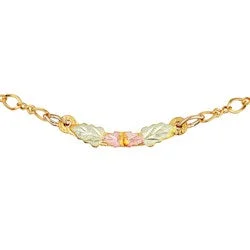 sterling silver charm anklet Black Hills Gold Ankle Bracelet