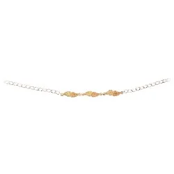 dainty silver hamsa bracelet Black Hills Gold Silver Leaf Bracelet