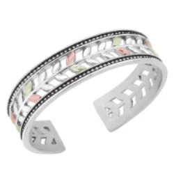 vintage-style garnet ring Black Hills Silver Cuff Bracelet