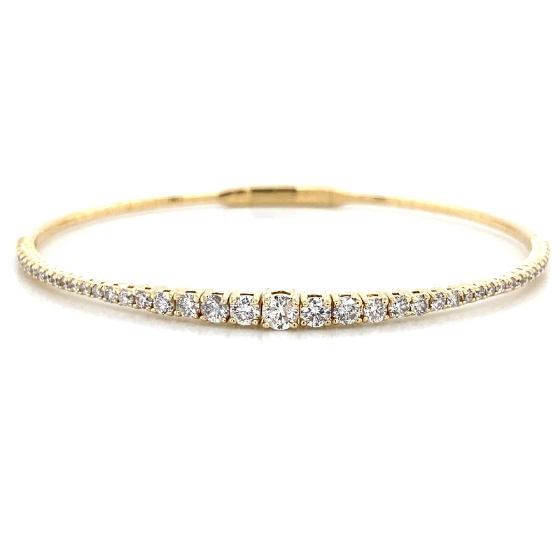 dainty gemstone choker necklace Bremer Jewelry Bangle Diamond Bracelet in 14K Yellow Gold (1.50ctw) dainty gemstone choker necklace Bremer Jewelry Bangle Diamond Bracelet in 14K Yellow Gold (1.50ctw)
