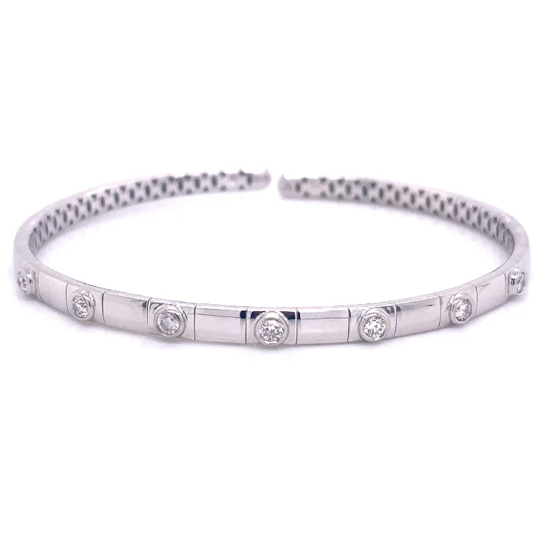 natural amethyst necklace Bremer Jewelry Bangle Diamond Bracelet in 18K White Gold (0.35ctw) natural amethyst necklace Bremer Jewelry Bangle Diamond Bracelet in 18K White Gold (0.35ctw)