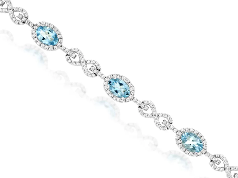 vintage turquoise pendant necklace Bremer Jewelry Tennis Aquamarine Gemstone Bracelet in 14K White Gold (5.36ctw) vintage turquoise pendant necklace Bremer Jewelry Tennis Aquamarine Gemstone Bracelet in 14K White Gold (5.36ctw)