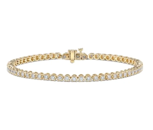 emerald-cut aquamarine necklace Bremer Jewelry Tennis Diamond Bracelet in 14K Yellow Gold (2.00ctw) emerald-cut aquamarine necklace Bremer Jewelry Tennis Diamond Bracelet in 14K Yellow Gold (2.00ctw)