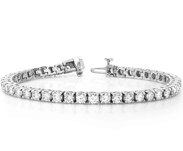 handmade braided anklet Bremer Jewelry Tennis Diamond Bracelet in 18K White Gold (3.90ctw) handmade braided anklet Bremer Jewelry Tennis Diamond Bracelet in 18K White Gold (3.90ctw)
