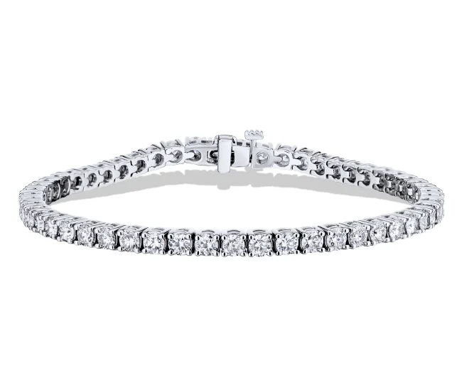vintage-style floral brooch Bremer Jewelry Tennis Diamond Bracelet in 18K White Gold (5.30ctw) vintage-style floral brooch Bremer Jewelry Tennis Diamond Bracelet in 18K White Gold (5.30ctw)