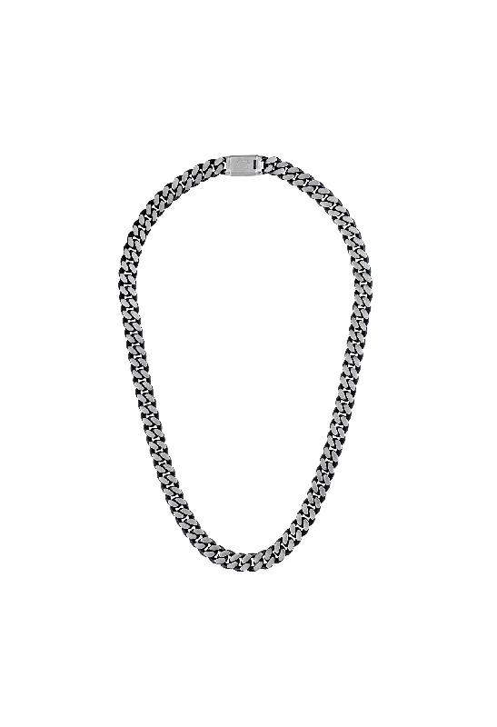 silver Celtic knot necklace Bulova Men's Necklace