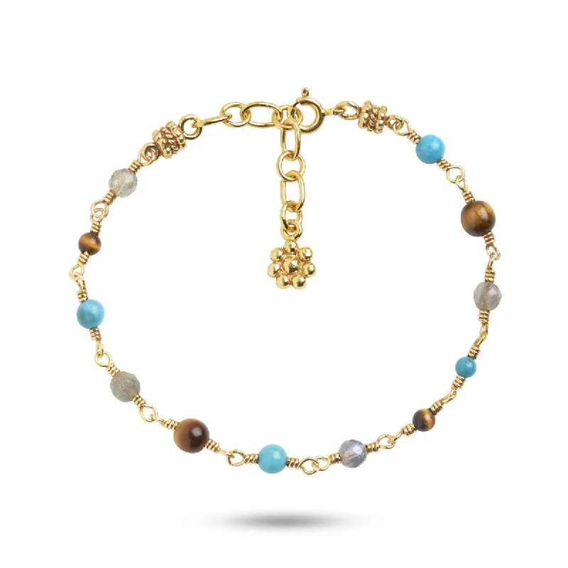personalized family tree necklace Limited Edition Mixed coloured 18K Gold Plated Bracelet personalized family tree necklace Limited Edition Mixed coloured 18K Gold Plated Bracelet