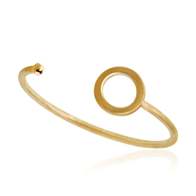custom engraved wedding band Anello 18K Gold Bangle