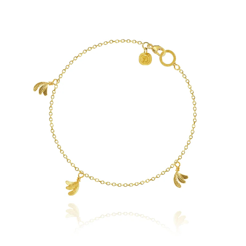 minimalist cuff bracelet adjustable Aura Piccolo 18K Gold Bracelet