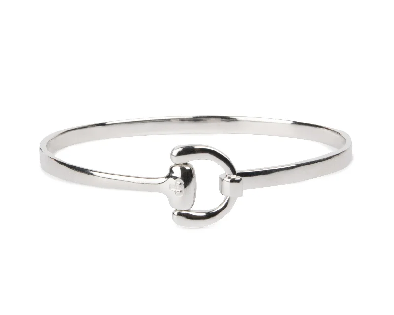 opal gemstone halo ring Equestrian Bangle