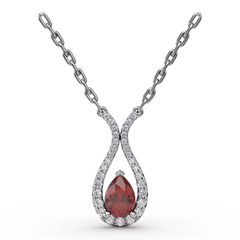 celestial sun and moon earrings Feel The Love Ruby and Diamond Pendant