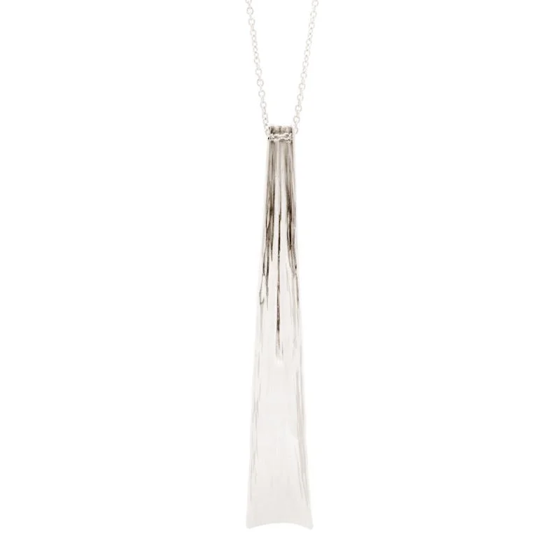 hammered gold stacking rings "Flow" Necklace
