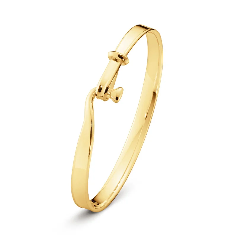 natural crystal pendant necklace Torun 18K Gold Bangle