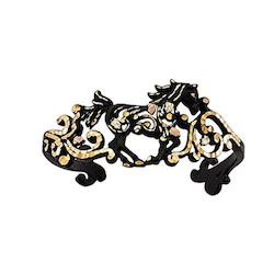 handcrafted silver cross pendant Black Hills Gold Black Powdered Horse Bracelet