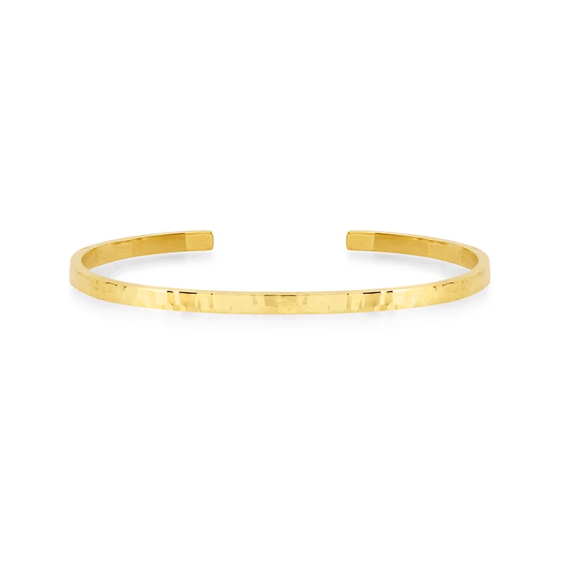 unique diamond stud earrings Hammered Ellen Cuff