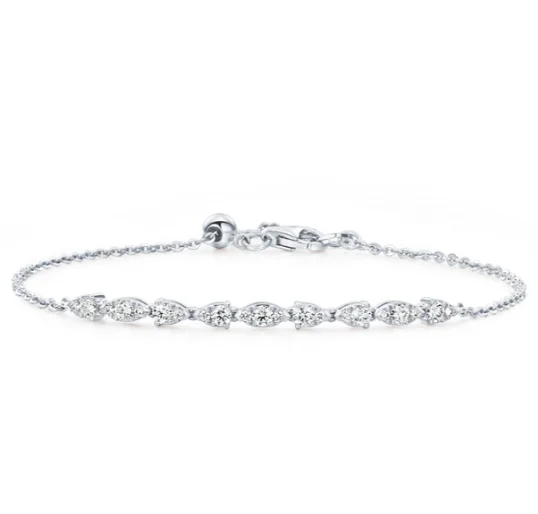 handmade beaded stretch bracelet Hearts On Fire Aerial Bolo Diamond Bracelet in 18K White Gold (.46ctw) handmade beaded stretch bracelet Hearts On Fire Aerial Bolo Diamond Bracelet in 18K White Gold (.46ctw)