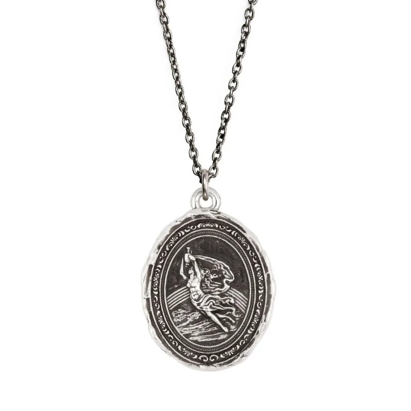 unique gemstone necklace handmade Iris Goddess Talisman