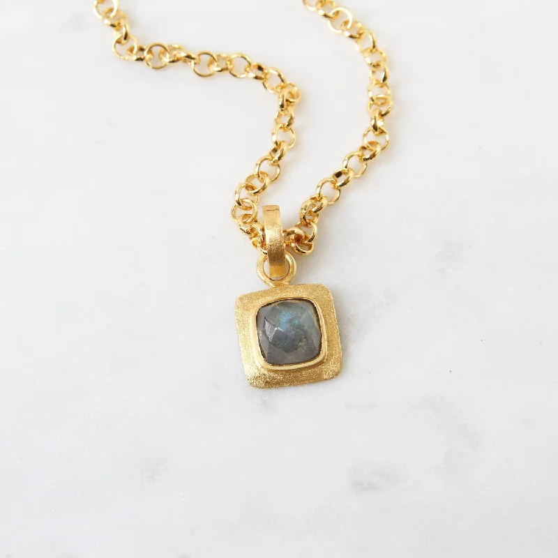 vintage art deco sapphire ring Kali Necklace ~ Labradorite