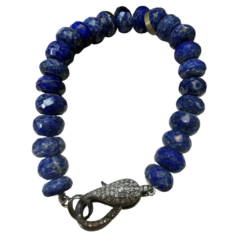 gemstone infinity bracelet Lapis Bracelet