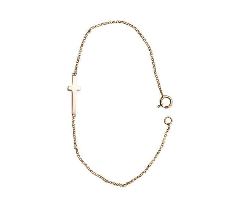 handcrafted raw crystal pendant Cecilia Bracelet Gold