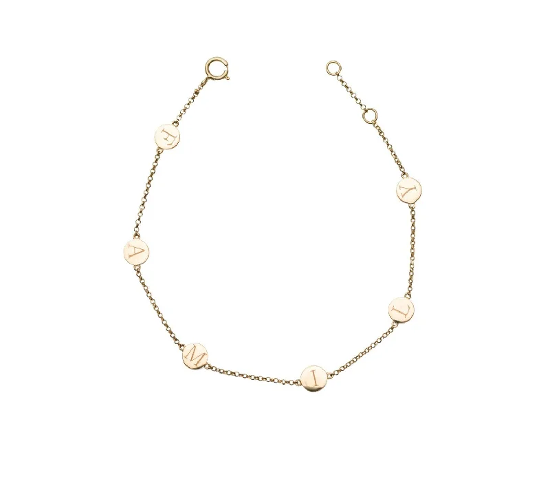 14k gold nose ring hoop Family Bracelet Gold