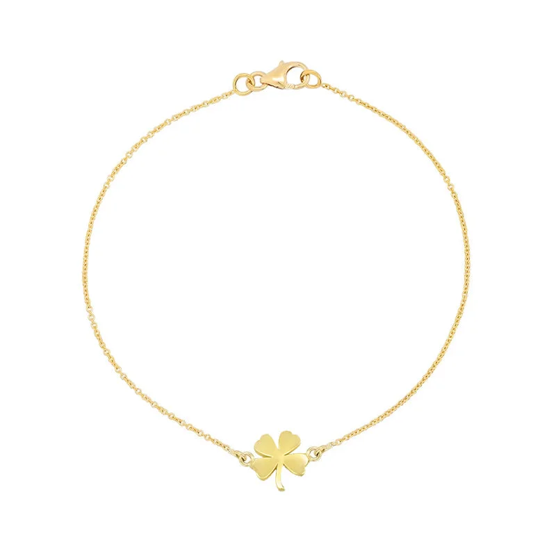 celestial lunar eclipse pendant Mini Clover Bracelet
