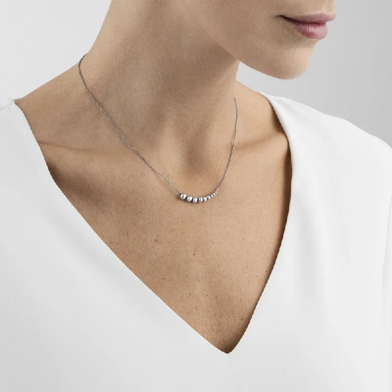 cubic zirconia eternity necklace Moonlight Grapes Bar Pendant Necklace