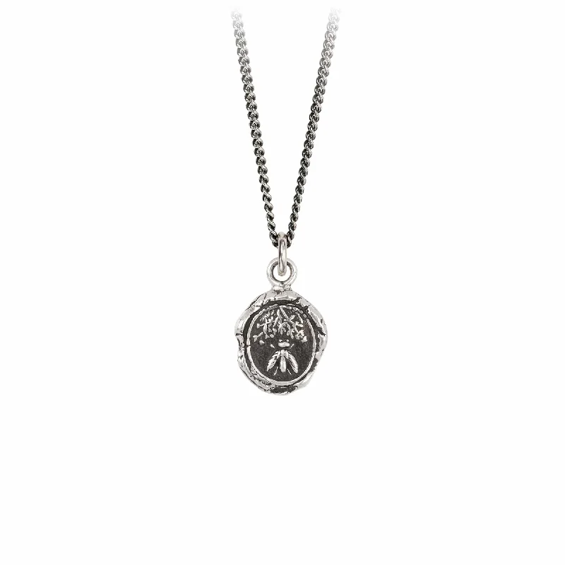 unique diamond stud earrings Tireless Talisman Necklace