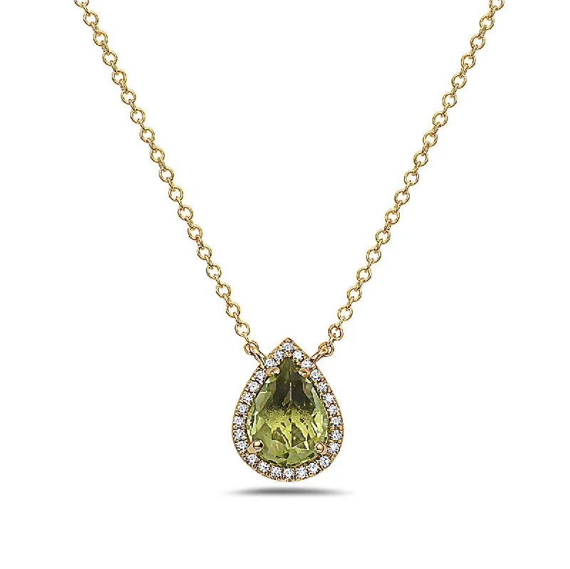 vintage rose-cut diamond ring Peridot And Diamond Halo Necklace