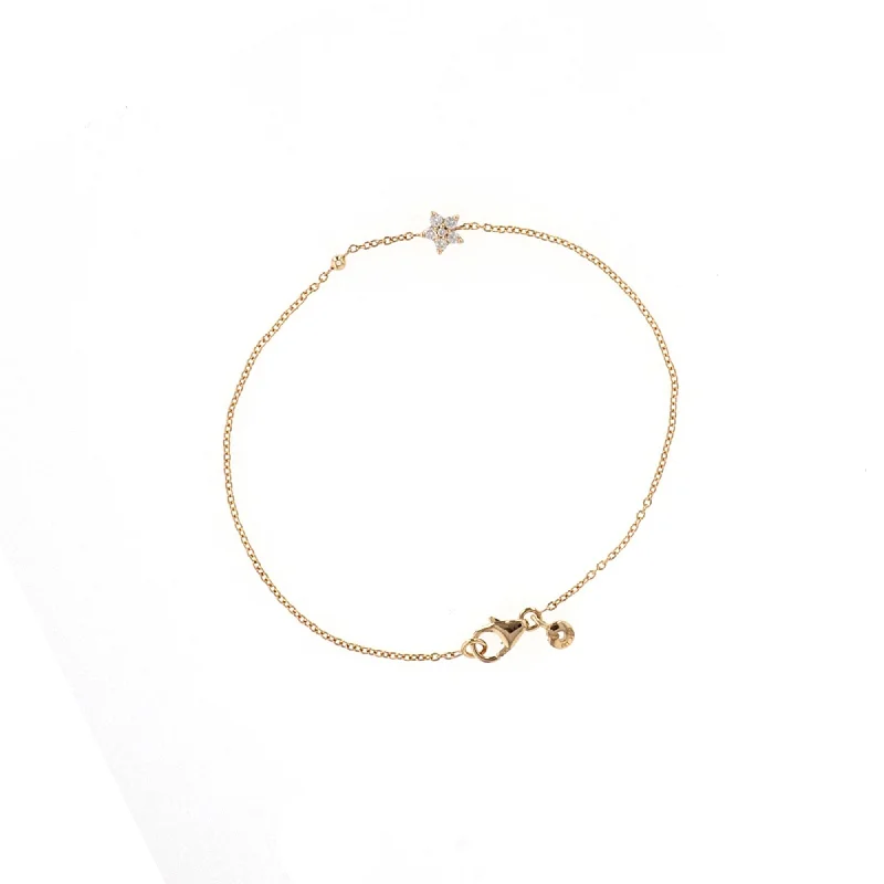 adjustable charm bracelet sterling silver Shooting Stars One 18K Gold Bracelet w. Diamonds
