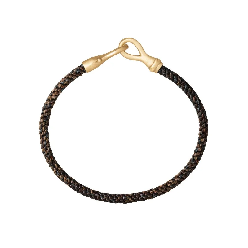 minimalist threader earrings gold Maroon theme Life men's 18K Gold Bracelet