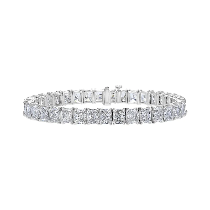 minimalist pearl pendant necklace PLATINUM 27 CTW RADIANT DIAMOND 4 PRONG TENNIS BRACELET minimalist pearl pendant necklace PLATINUM 27 CTW RADIANT DIAMOND 4 PRONG TENNIS BRACELET