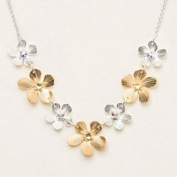 tiny star constellation bracelet 'Plumeria' Classic Necklace