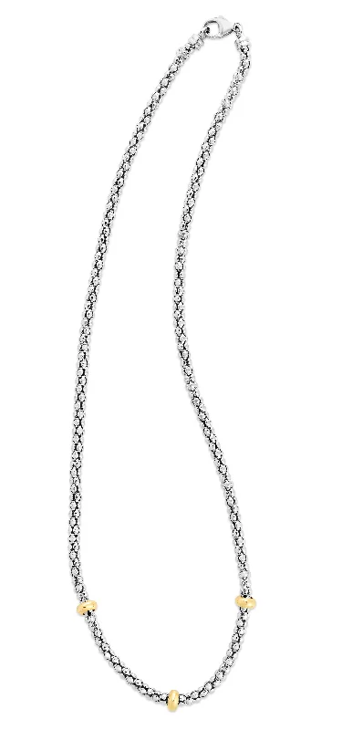 custom nameplate bracelet silver Popcorn Yellow Station Necklace