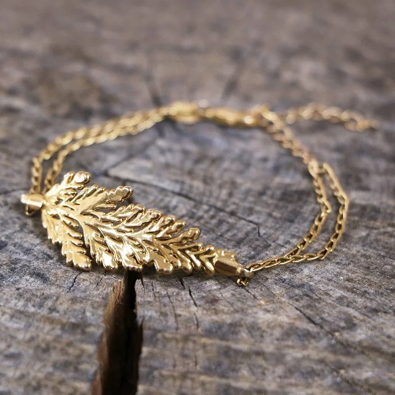 minimalist diamond stud earrings SANA Gold Plated Bracelet