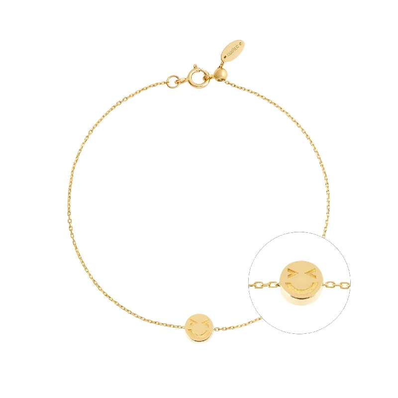 pearl stud earrings classic Modern Words Fine Merry 18K Gold Bracelet