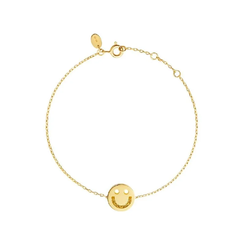 personalized ring with name FRIENDS Happy Chain 18K Gold Plated or Silver Bracelet