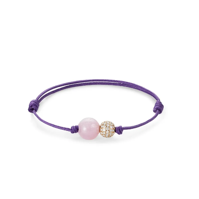 personalized zodiac birthstone necklace Orb Purple/Gold 18K Gold Bracelet w. Diamonds personalized zodiac birthstone necklace Orb Purple/Gold 18K Gold Bracelet w. Diamonds