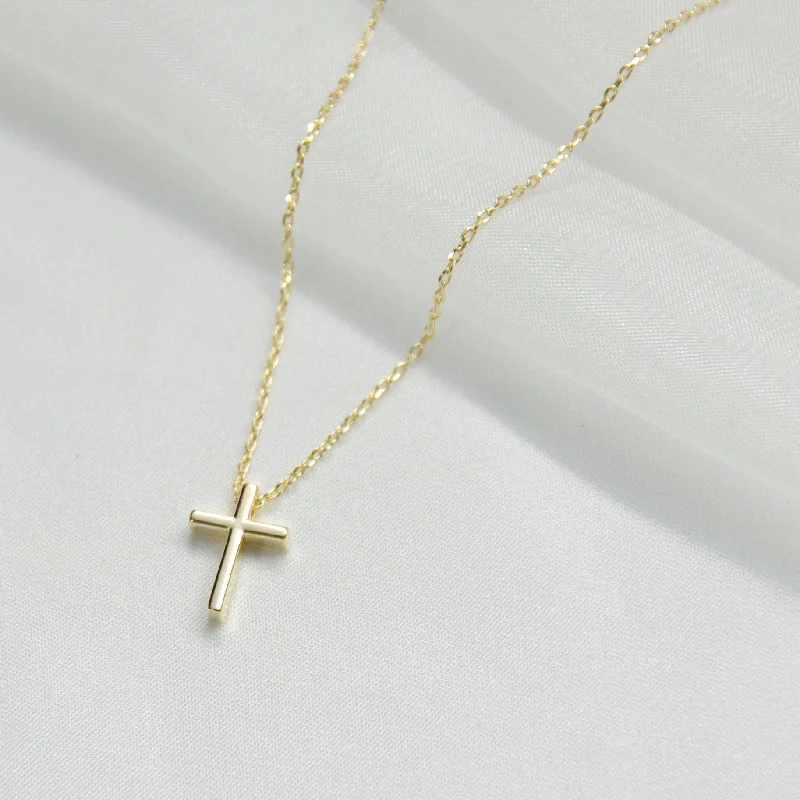 adjustable minimalist wave bracelet Simple Cross Necklace
