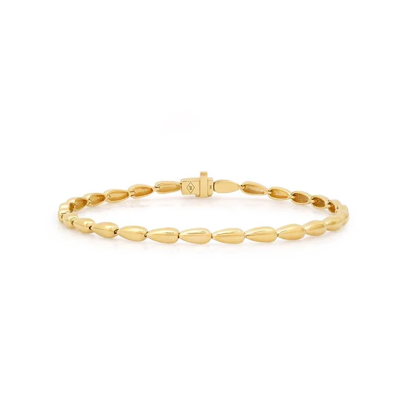 unique silver branch ring Small Dome Tennis Bracelet