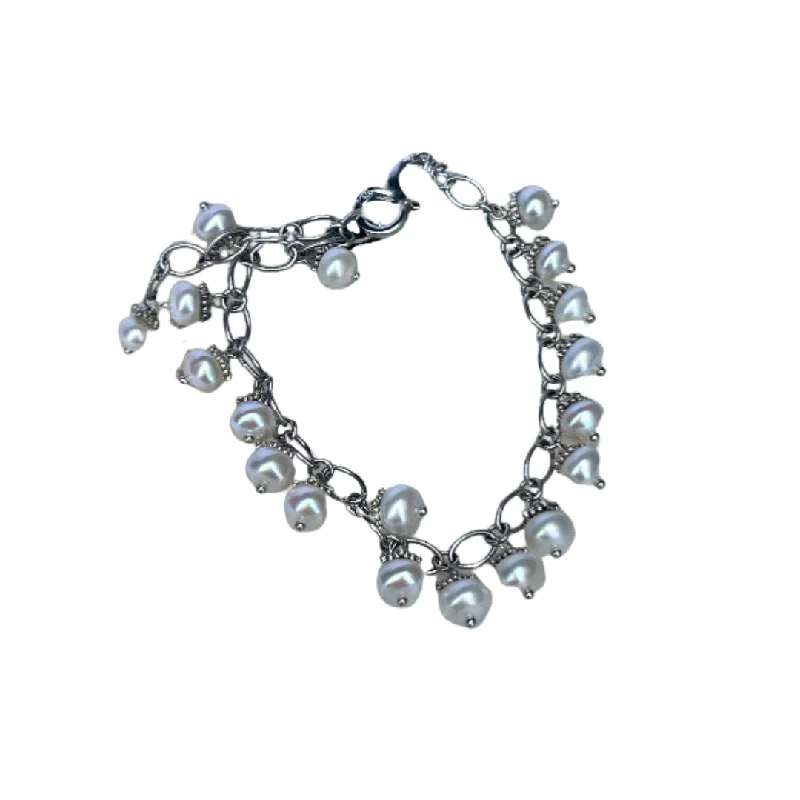 adjustable moon phase bracelet Sterling Silver Freshwater Bracelet