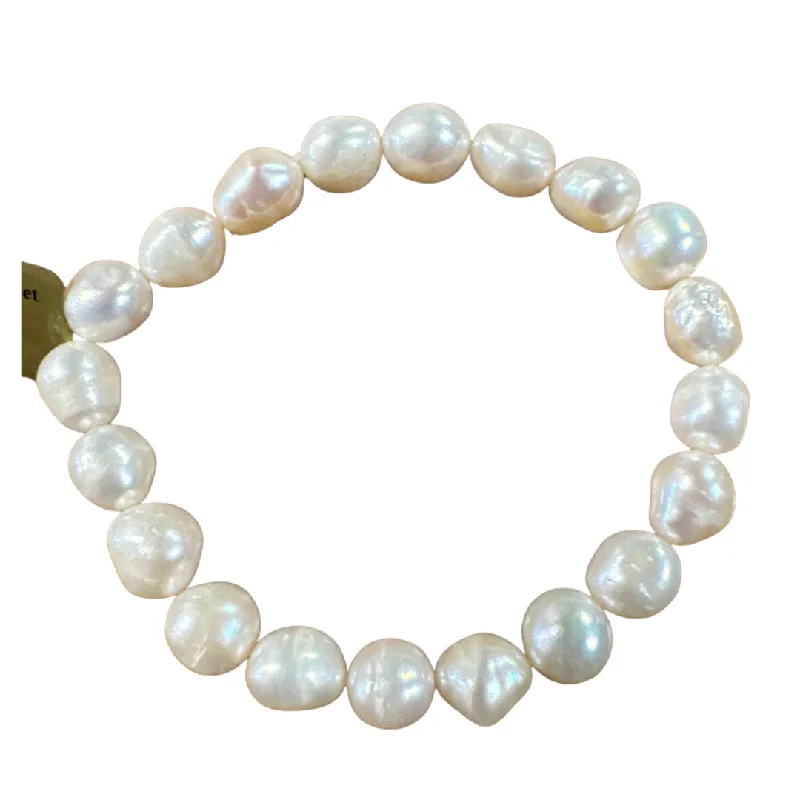 raw amethyst ring silver Sunset Pearl Bracelet