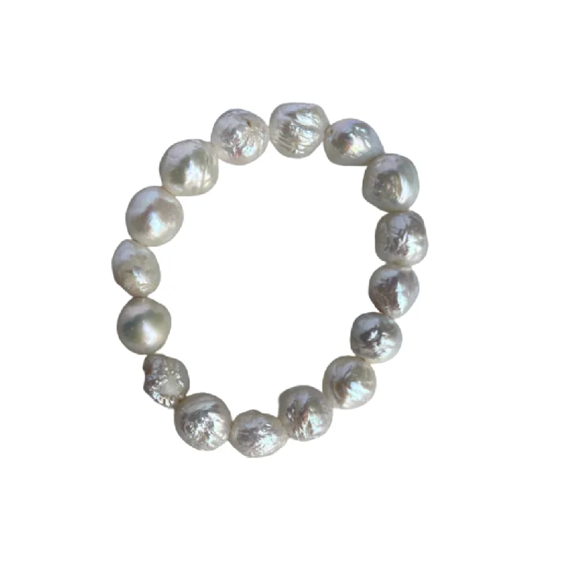 vintage art deco bracelet White Fireball Stretch Bracelet