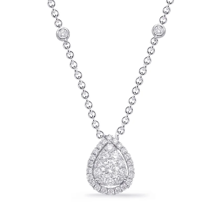 men’s titanium ring with diamonds White Gold Diamond Necklace