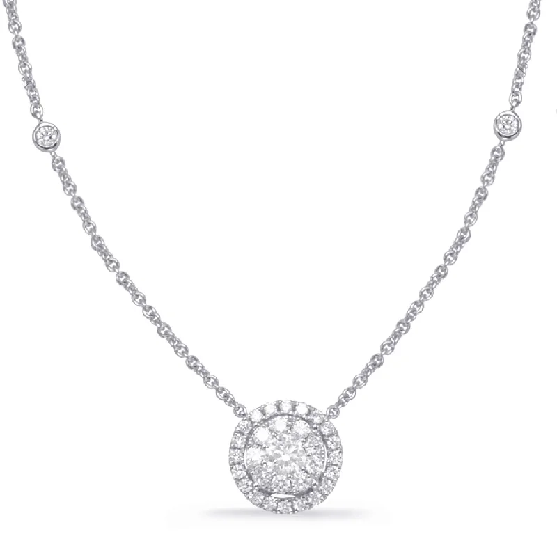 celestial star charm bracelet White Gold Diamond Necklace